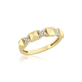 Single Chocolate Stone Yüzük - 4