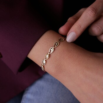 Sıra Damla Bileklik - Milan