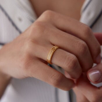 Sıra Hasır Yüzük - Koçak (1)