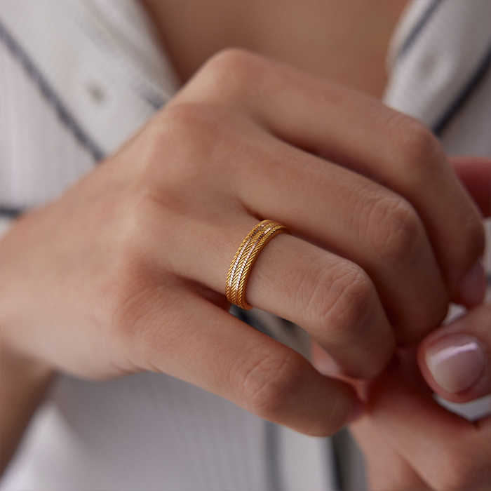 Sıra Hasır Yüzük - Koçak (1)