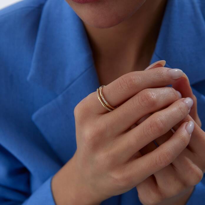 Sıra Taşlı Bone Yüzük - 3