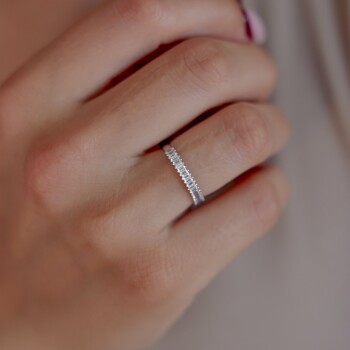 Sıra Taşlı Erma Yüzük - Nüans (1)