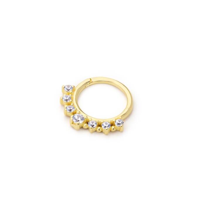 Sıra Taşlı Helix Piercing - 1