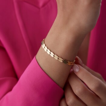 Sıra Ters Düz Damla Bileklik - Özer (1)