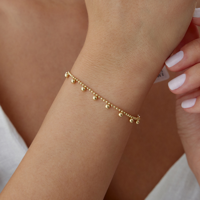 Sıra Toplu Tırnak Makası Bileklik - İstor