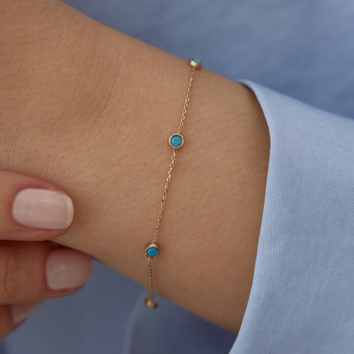 Sıralı Aqua Bileklik - 1