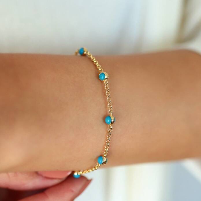 Sıralı Firuze Bileklik - 1