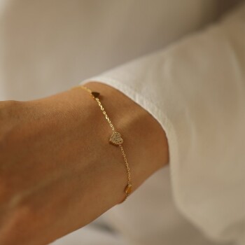 Sıralı Kalp Bileklik - 4