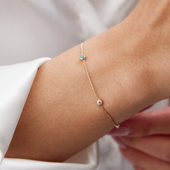 Sıralı Karışık Bileklik - Rayna