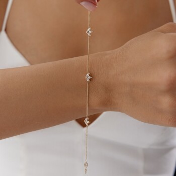 Sıralı Lotus Bileklik - Rayna (1)