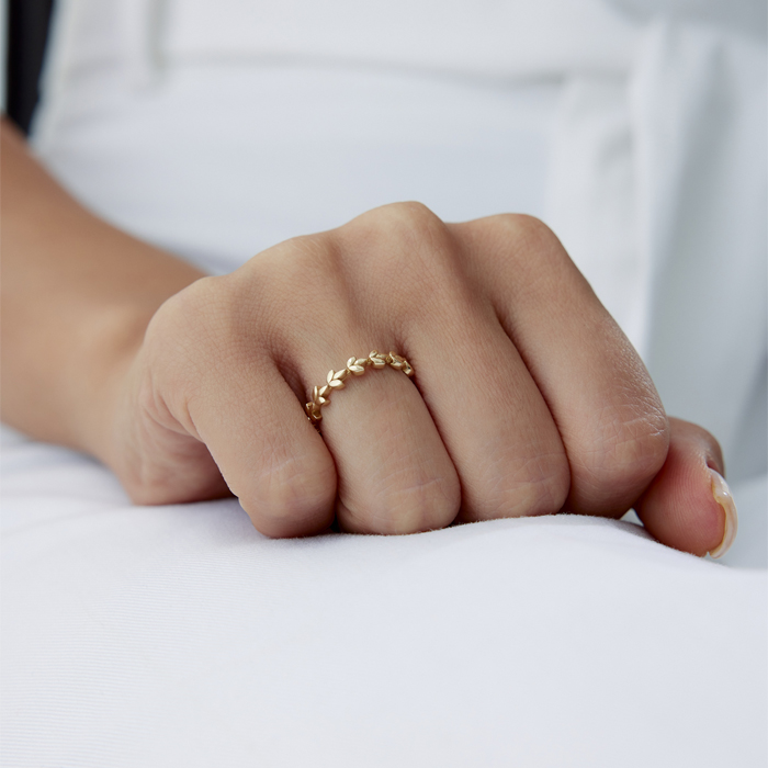 Sıralı Lotus Yüzük - RİTİM