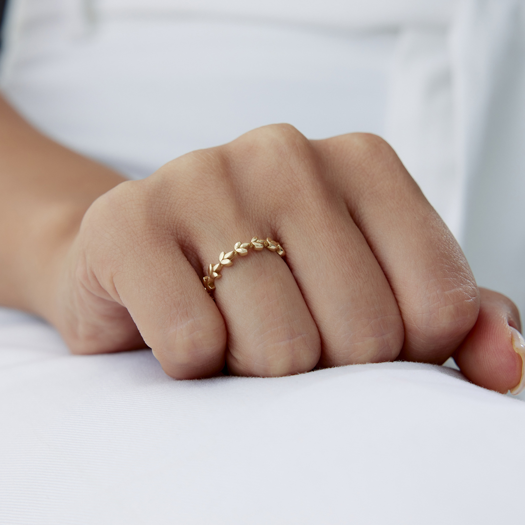 Sıralı Lotus Yüzük - 1