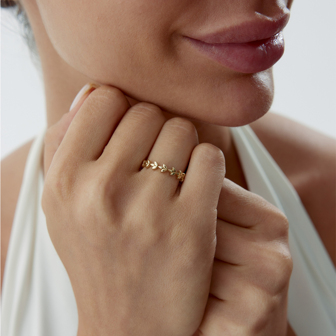 Sıralı Lotus Yüzük - 2