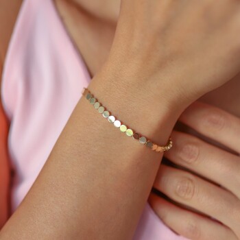 Sıralı Plaka Detay Bileklik - 2