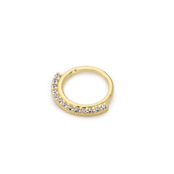 Sıralı Taş Helix Piercing - Alen