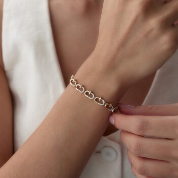 Sıralı Vida Bileklik - Rayna