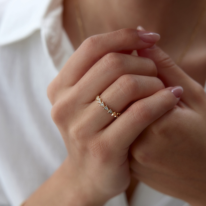 Sıralı Yön Yüzük - Mazi (1)