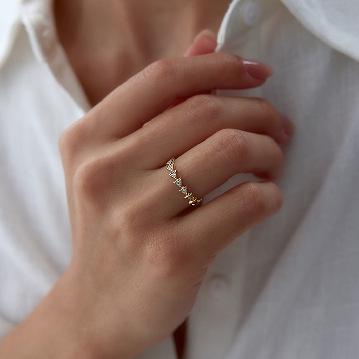 Sıralı Yön Yüzük - Mazi