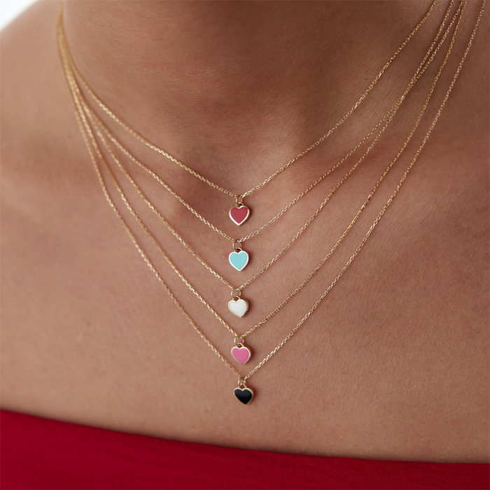 Siyah Kalp Kolye - 3