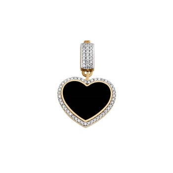 Siyah Mine Kalpli Charm - Ema