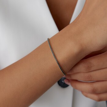 Siyah Su Yolu Bileklik - Milades