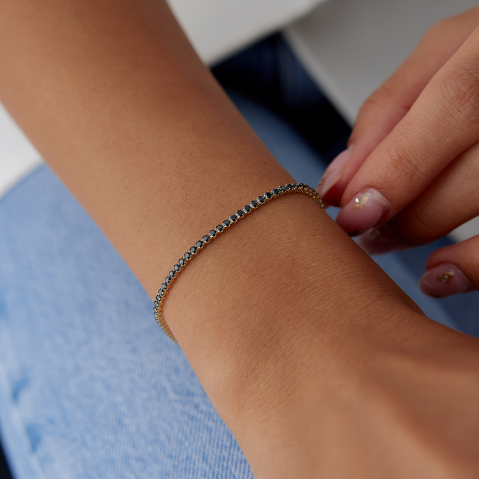 Siyah Su Yolu Bileklik - Milades