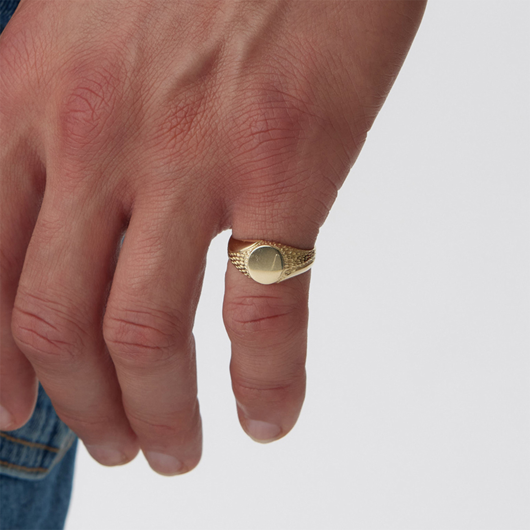 Skin Yuvarlak Plaka Yüzük - 2