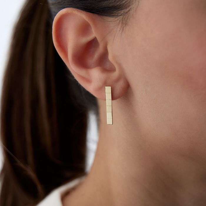 Slim Kapsül Küpe - Koçak