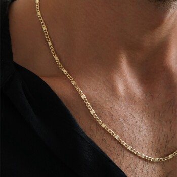 Slim Line Figaro Erkek Zincir - Midas (1)