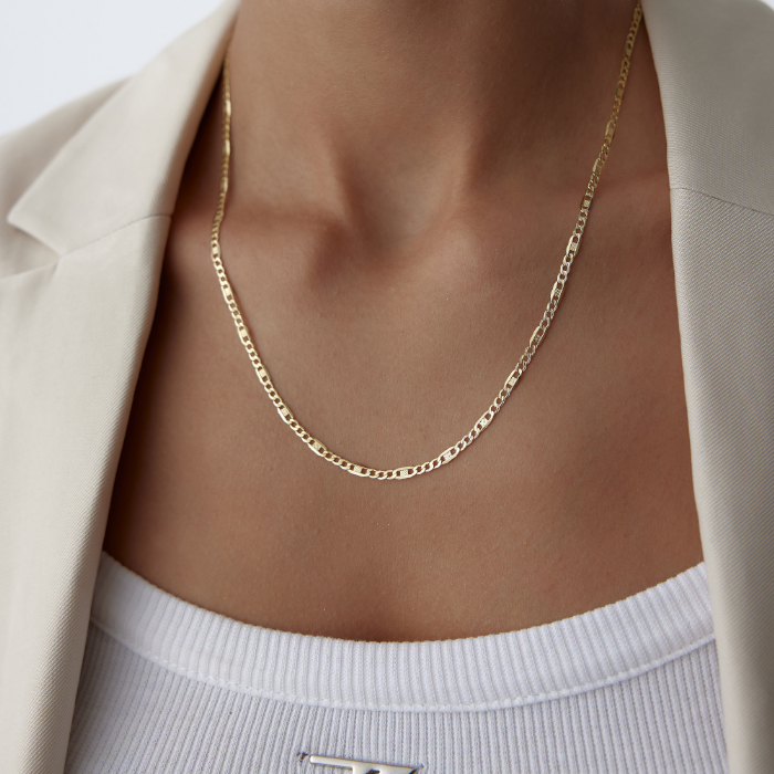 Slim Line Figaro Zincir - Midas