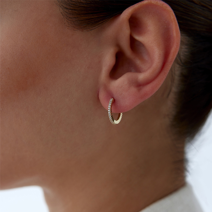 Slim Meis Yarımtur Küpe - Arax (1)