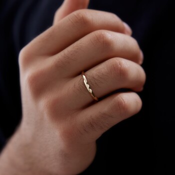 Slim Prizma Erkek Alyans - Tülay Alyans