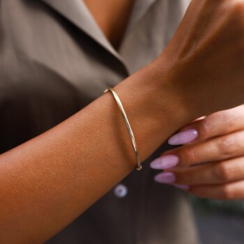 Slim Sade Bombeli Kelepçe - Tuana