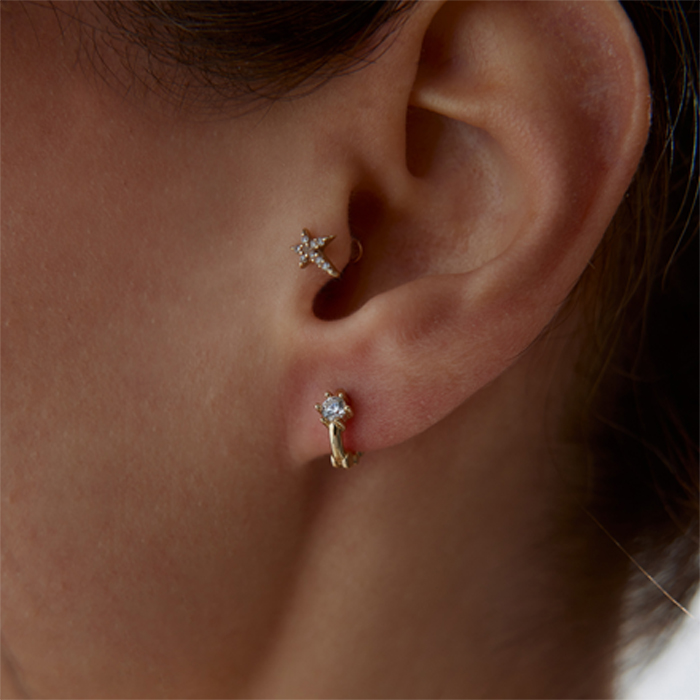 Slingshot Tektaş Küpe - Simoro