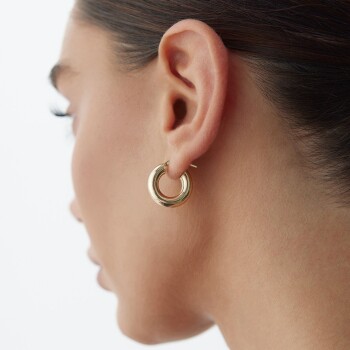 Small 5mm Bombe Halka Küpe - Tuana