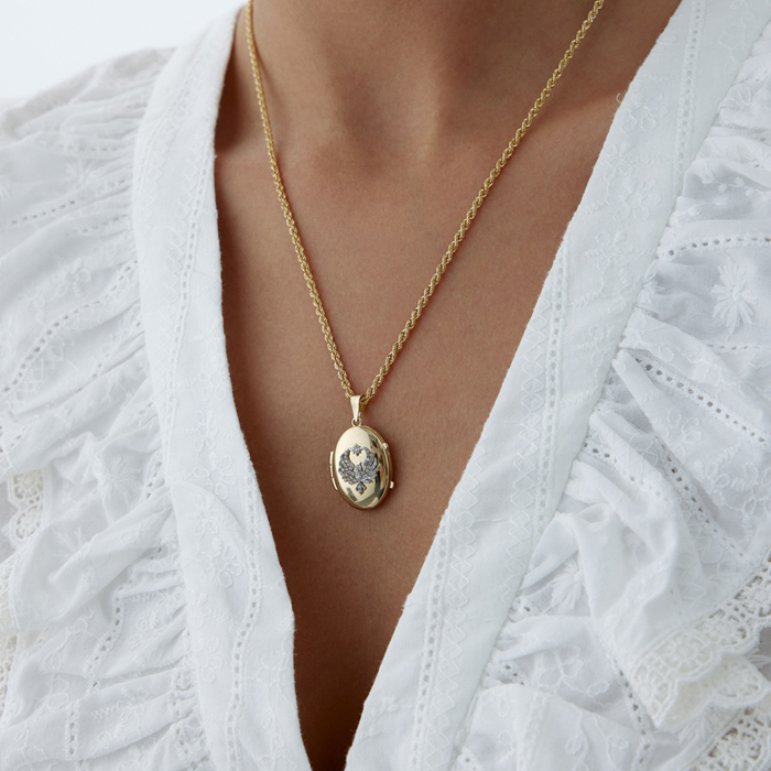 Small Anka Kuşu Kapaklı Kolye - Tuana (1)