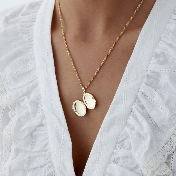 Small Anka Kuşu Kapaklı Kolye - 3