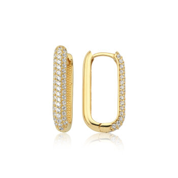 Small Bombe Taşlı Ataç Küpe - Rayna (1)