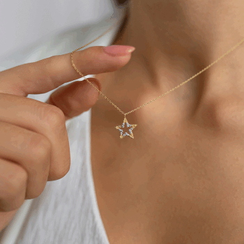 Small Bright Yıldız Kolye - 1