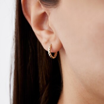 Small Burgu Küpe - Alen