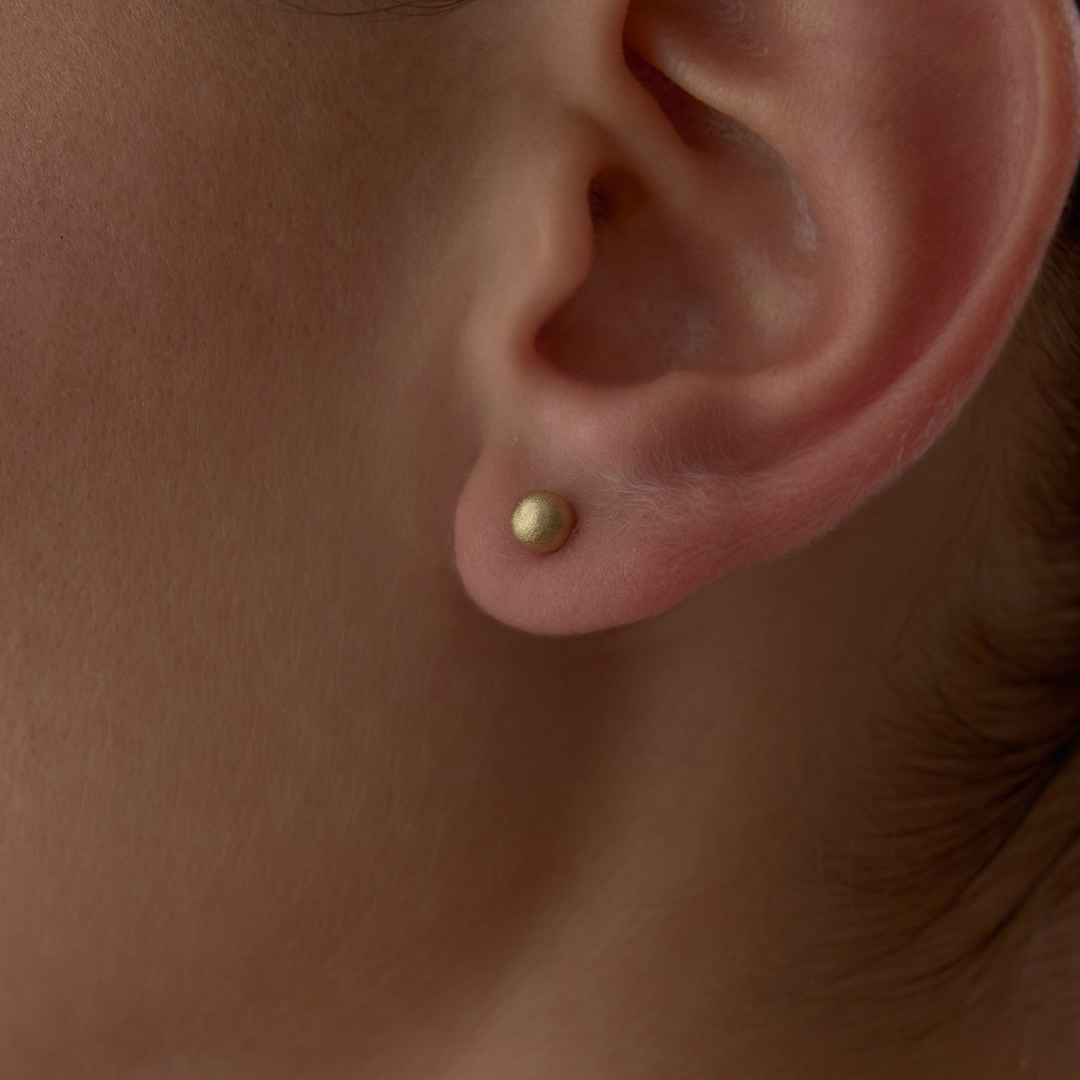 Small Gleam Dot Küpe - 2