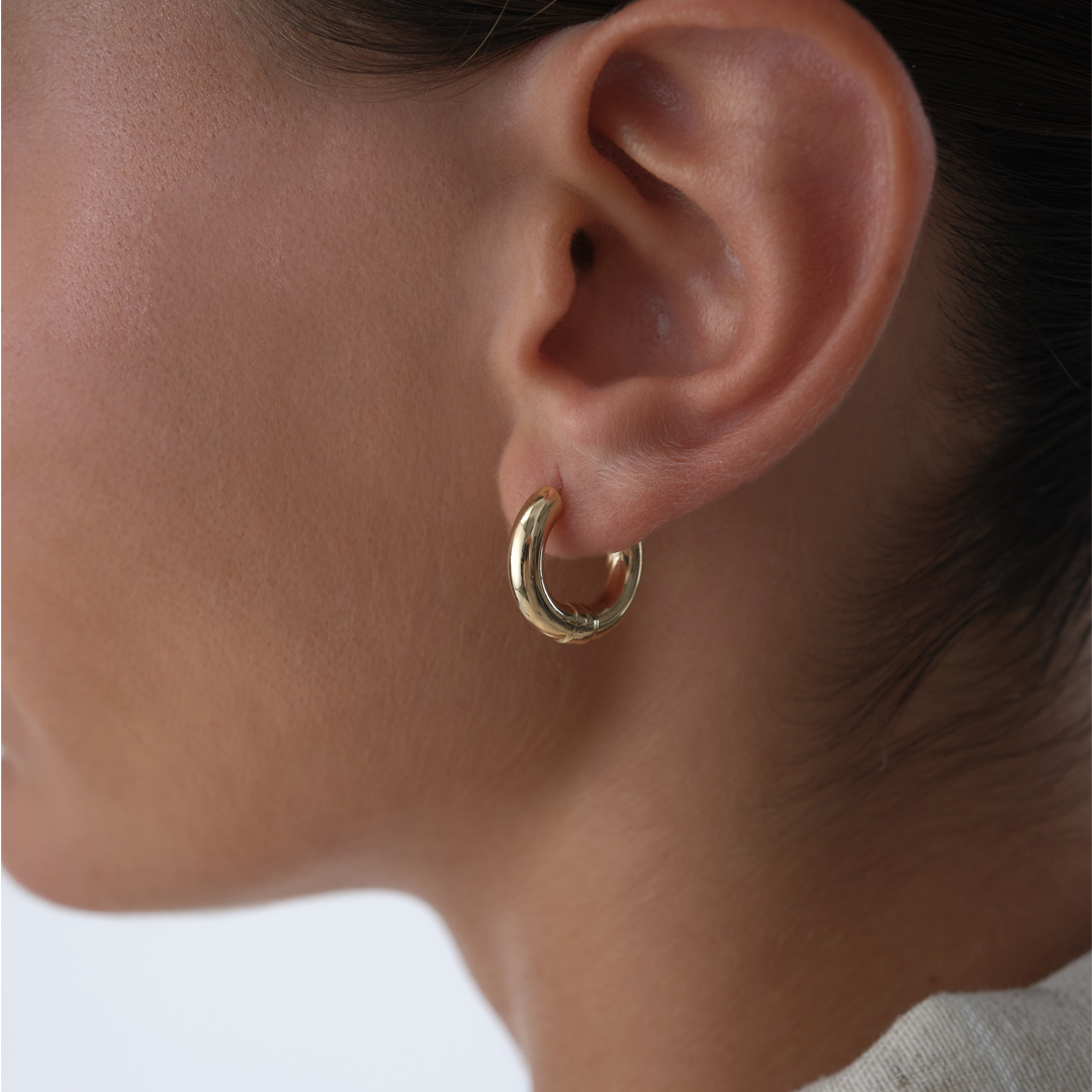 Small Pure Circle Küpe - 1