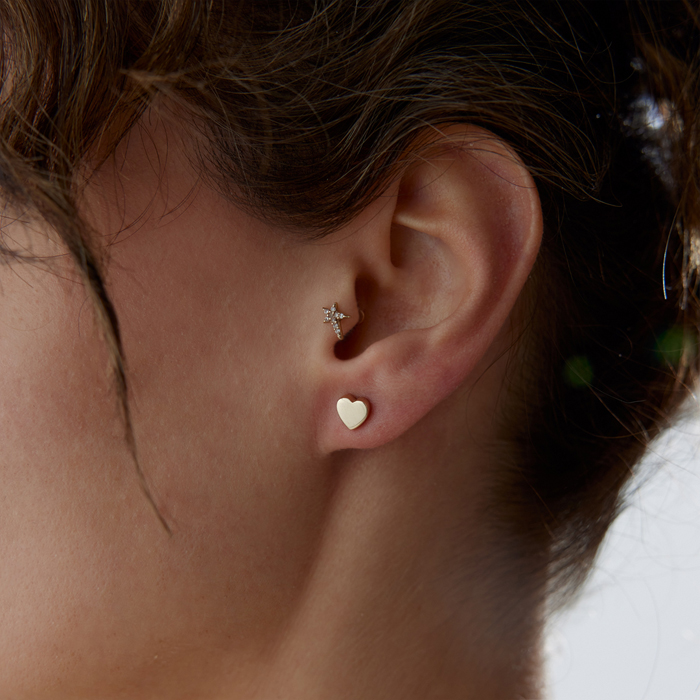 Solo Kalp Küpe - Rayna (1)