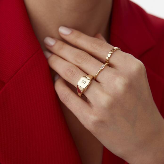 Şovalye Harf Yüzük - 2