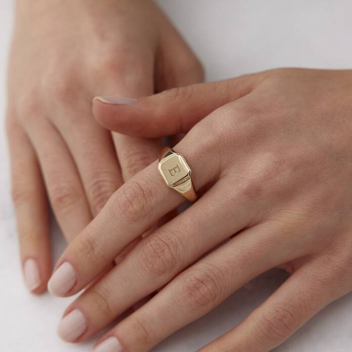 Şovalye Harf Yüzük - 3