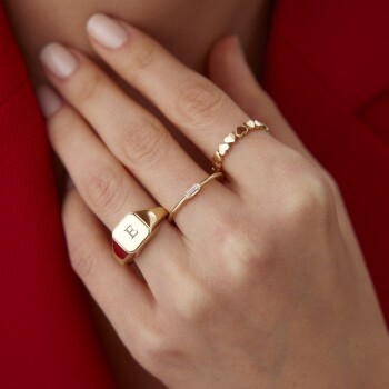 Şovalye Harf Yüzük - 4