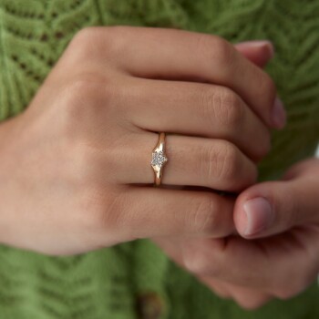 Şovalye Yıldız Mini Yüzük - Nüans (1)