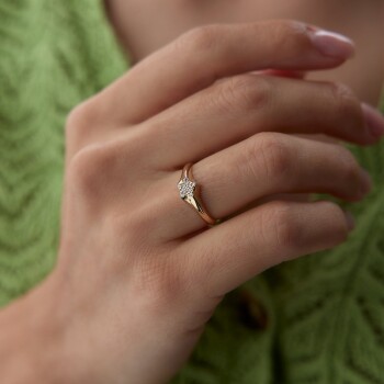 Şovalye Yıldız Mini Yüzük - 3