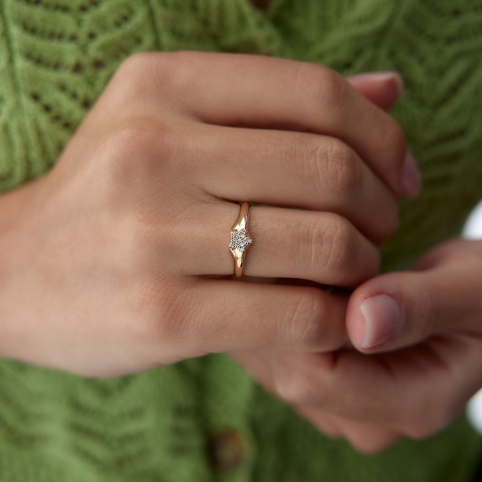 Şovalye Yıldız Mini Yüzük - Nüans (1)