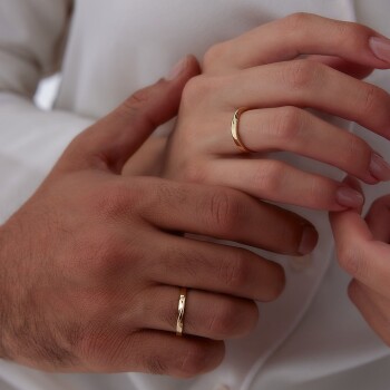 Spiral Çift Alyans - Tülay Alyans (1)